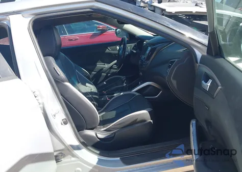 2013 Hyundai Veloster Turbo W/Black z USA, uszkodzony, nr VIN KMHTC6AE7DU153910